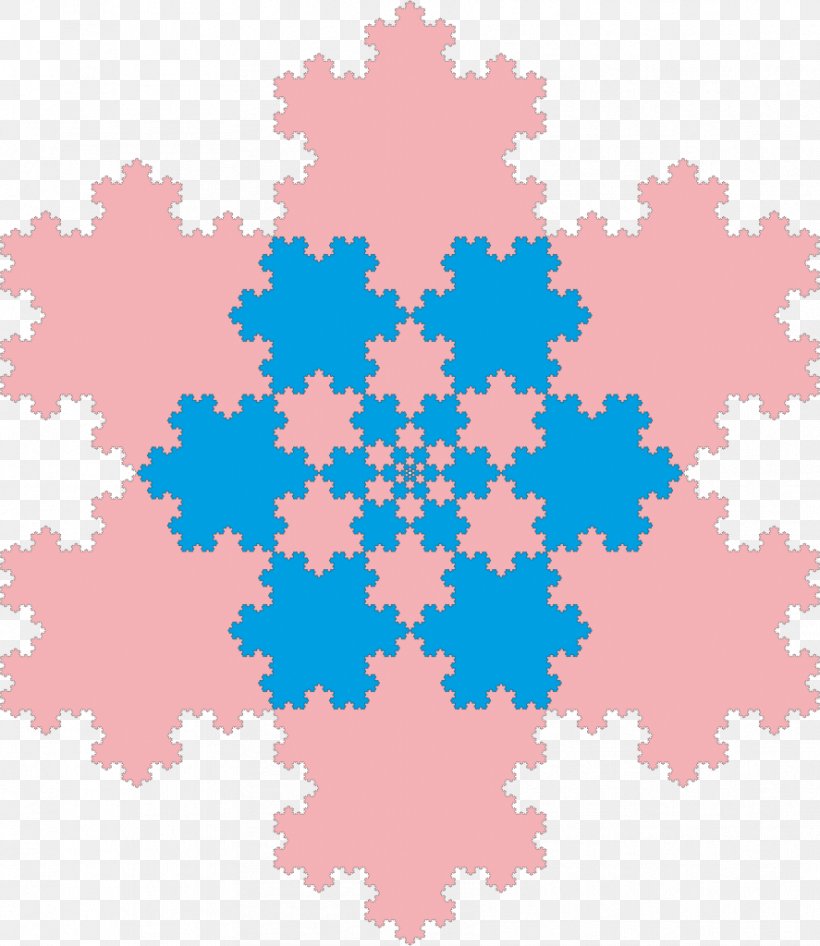 Koch Snowflake Fractal Curve Iterated Function System, PNG, 887x1024px, Koch Snowflake, Blue, Cloud, Color, Curve Download Free