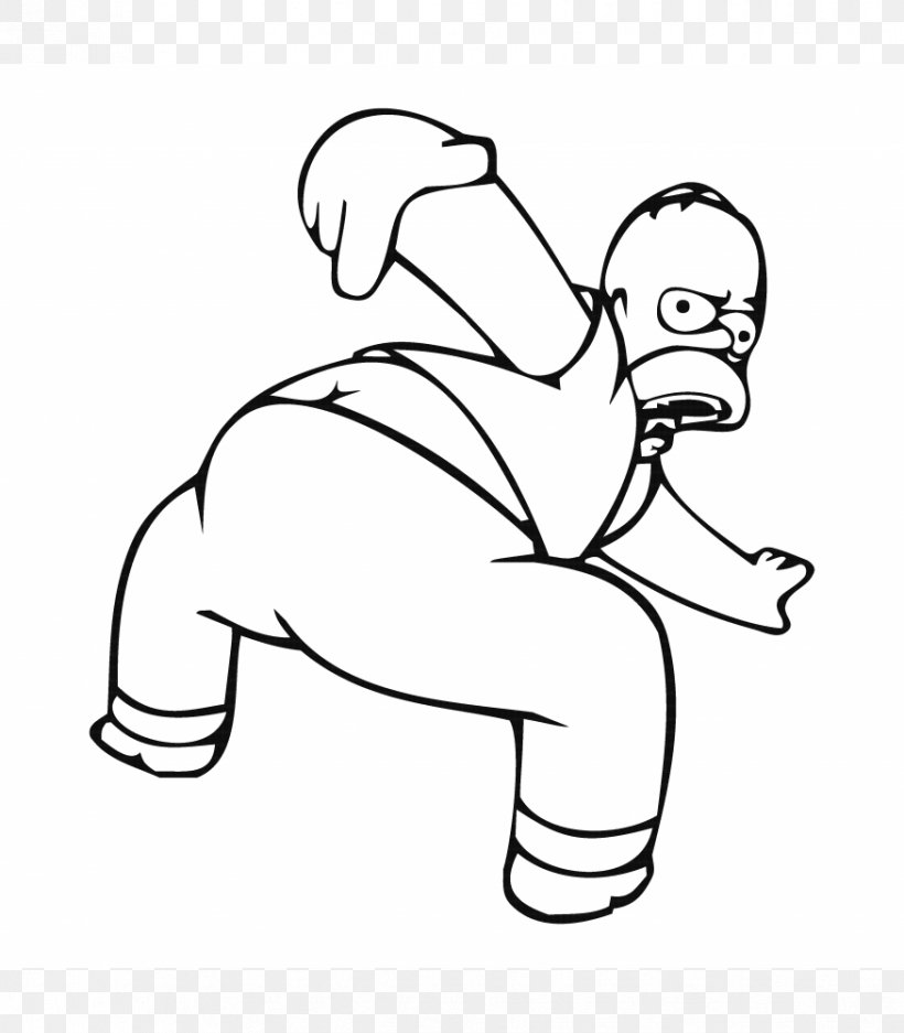 Bart Simpson Homer Simpson Decal Sticker Clip Art, PNG, 875x1000px, Watercolor, Cartoon, Flower, Frame, Heart Download Free