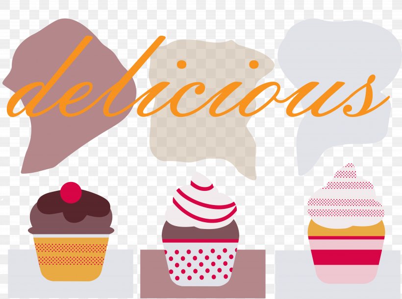 Cupcake Typeface Clip Art, PNG, 5392x4018px, Cupcake, Brand, Cake, Dairy Product, Flavor Download Free