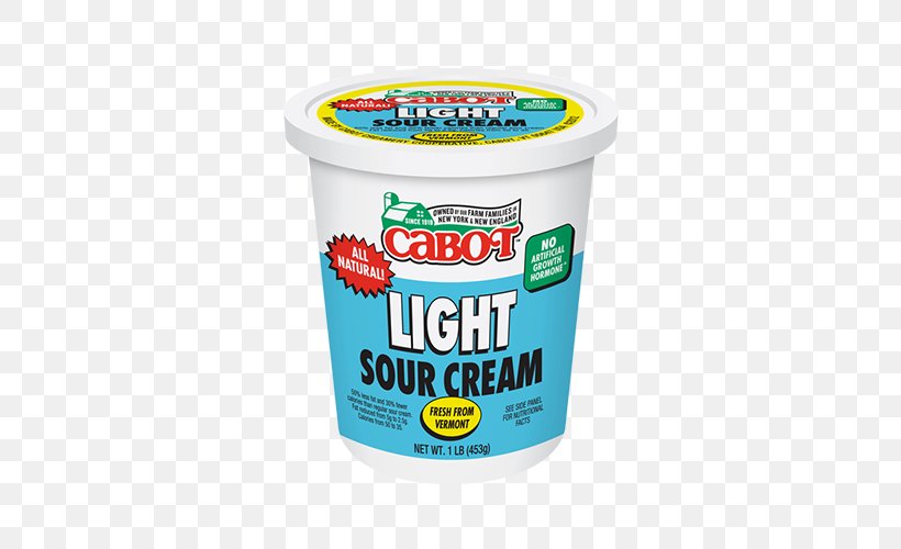 Dairy Products Sour Cream Cabot Milk, PNG, 500x500px, Dairy Products, Cabot, Cabot Creamery, Cheese, Cream Download Free