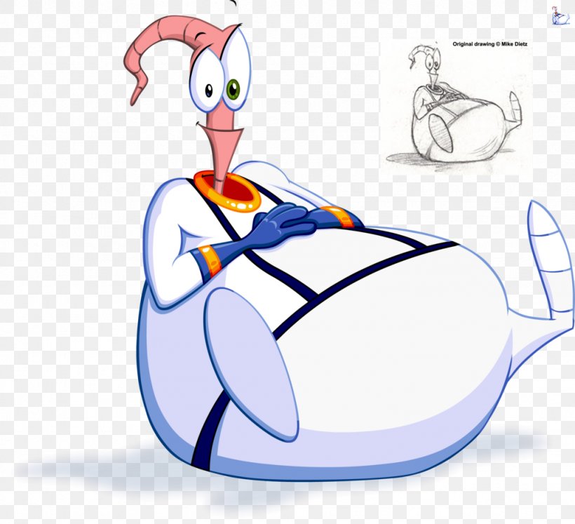 Earthworm Jim 2 Earthworm Jim 4 Video Game, PNG, 1024x934px, Watercolor, Cartoon, Flower, Frame, Heart Download Free