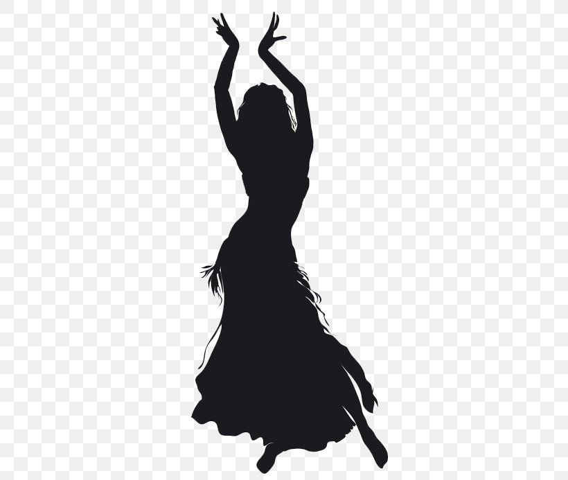 Belly Dance Silhouette, PNG, 363x693px, Belly Dance, Art, Ballet Dancer, Black And White, Dance Download Free
