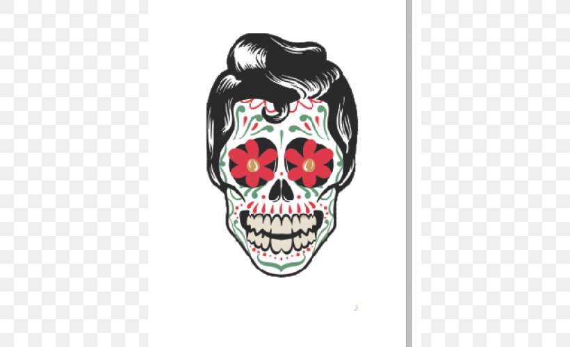 Calavera T-shirt Day Of The Dead, PNG, 500x500px, Calavera, Bone, Clothing, Day Of The Dead, Shirt Download Free