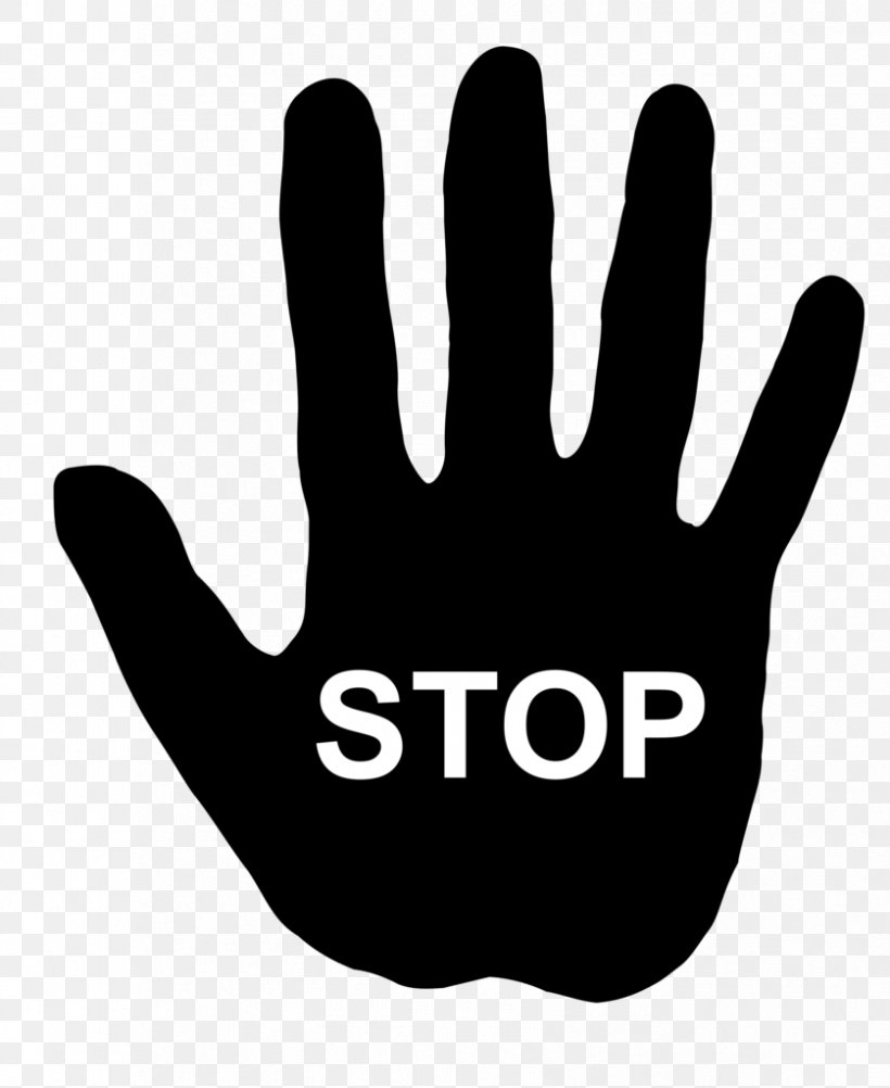 Stop Sign Clip Art, PNG, 838x1024px, Stop Sign, Black And White, Brand, Finger, Gesture Download Free