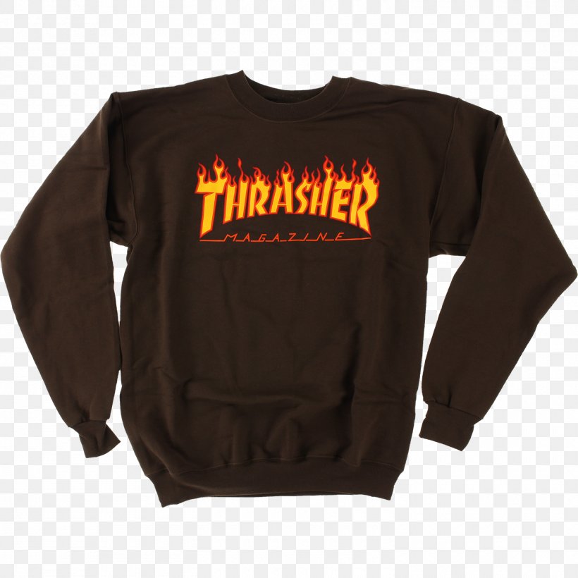 T-shirt Thrasher Presents Skate And Destroy Sleeve, PNG, 1500x1500px, Tshirt, Bluza, Brand, Clothing, Crew Neck Download Free