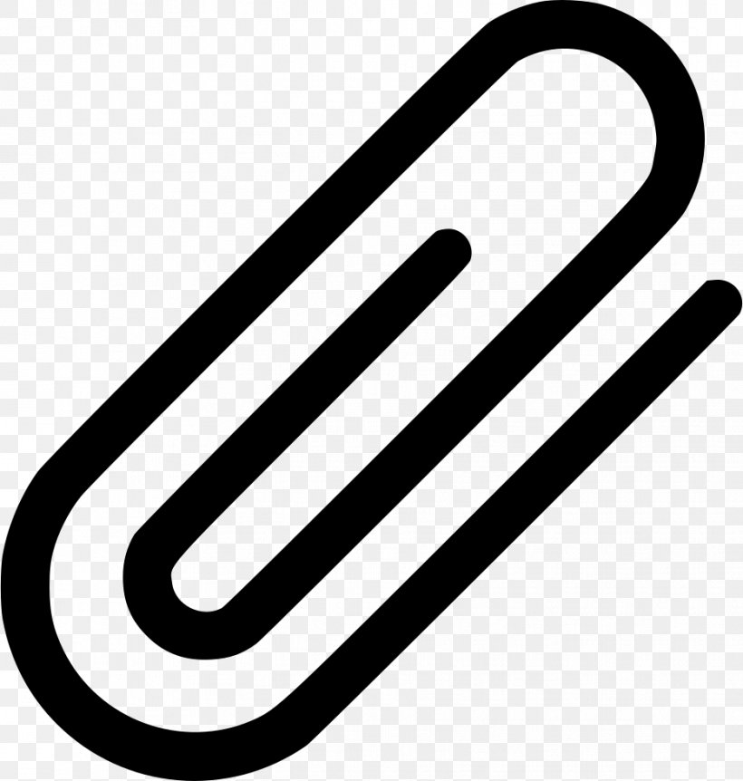 Clip Art Email Attachment Paper Clip, PNG, 932x980px, Email, Area, Black And White, Bookmark, Brand Download Free