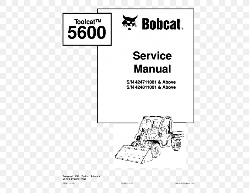 Document Product Manuals Owner's Manual Design, PNG, 560x636px, Document, Area, Black And White, Bobcat Company, Brand Download Free