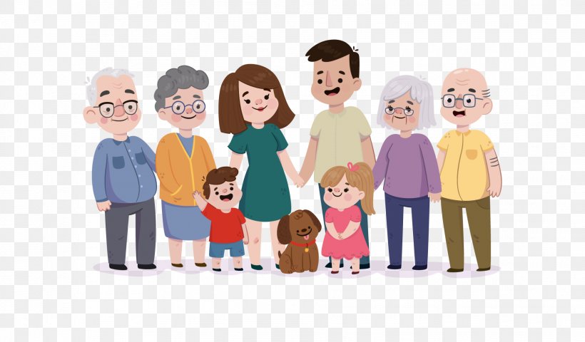 Family Hari Lanjut Usia Society Health Care Child, PNG, 1878x1100px, Family, Affection, Animation, Cartoon, Child Download Free