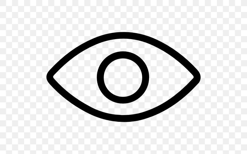 Big Eye, PNG, 512x512px, Eye, Area, Black And White, Logo, Oval Download Free