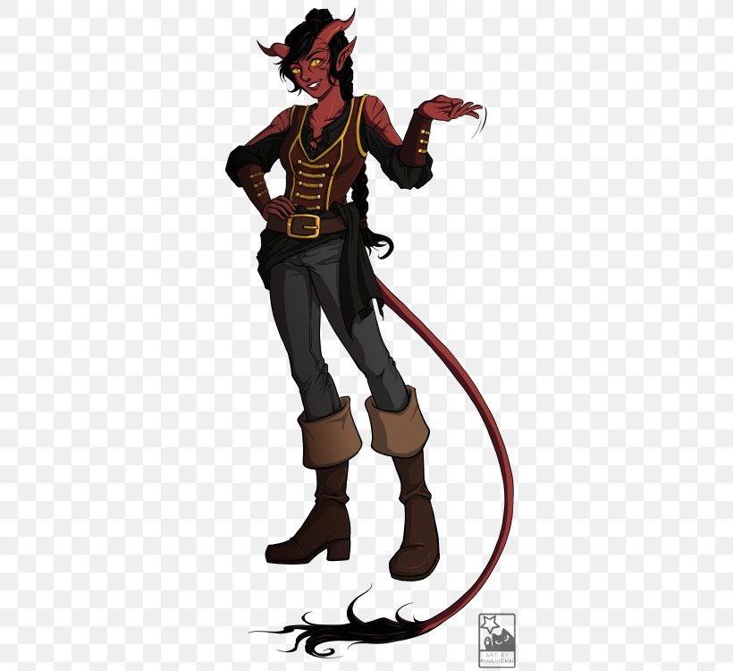 Dungeons & Dragons Tiefling Pathfinder Roleplaying Game Player's Handbook Rogue, PNG, 343x750px, Dungeons Dragons, Bard, Cleric, Cold Weapon, Costume Download Free