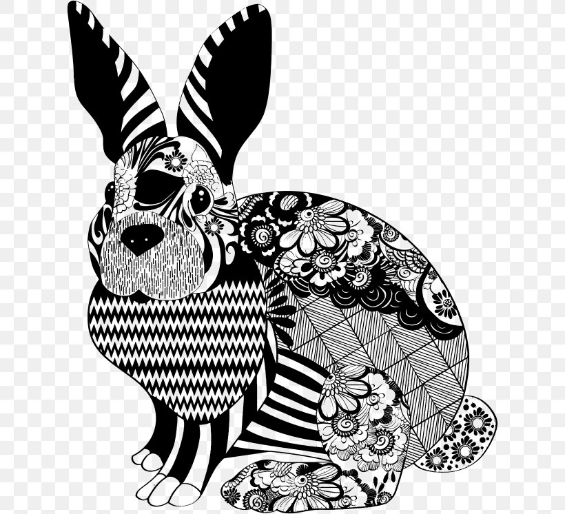 Easter Bunny Domestic Rabbit T-shirt Hare, PNG, 626x746px, Easter Bunny, Art, Autocad Dxf, Black And White, Carnivoran Download Free