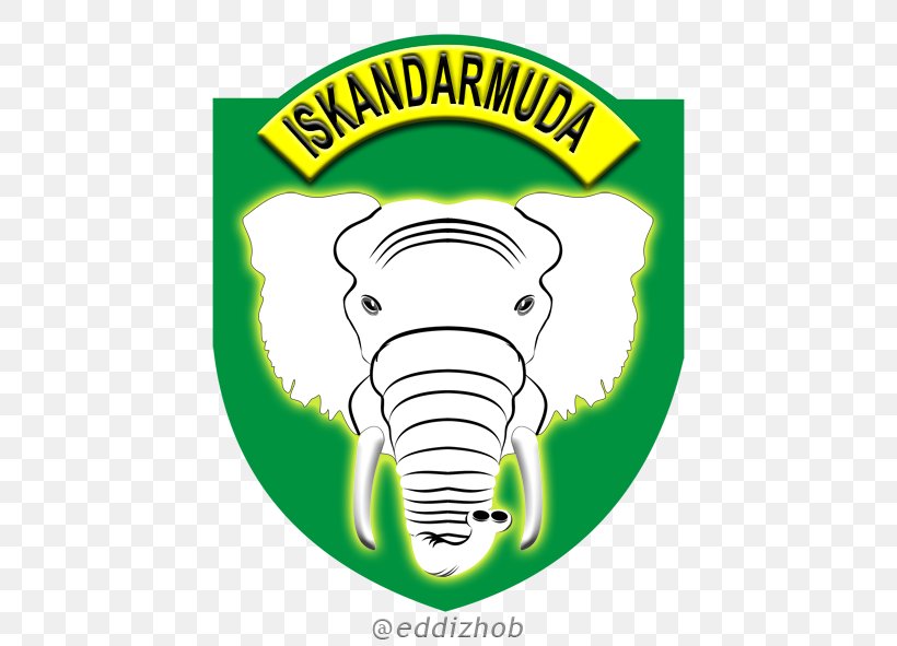 Indian Elephant Iskandar Muda Military Command Clip Art Illustration Brand, PNG, 462x591px, Indian Elephant, Brand, Elephant, Green, Iskandar Muda Military Command Download Free