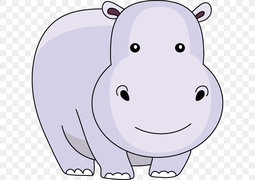 Baby Hippopotamus Clip Art, PNG, 616x577px, Watercolor, Cartoon, Flower, Frame, Heart Download Free