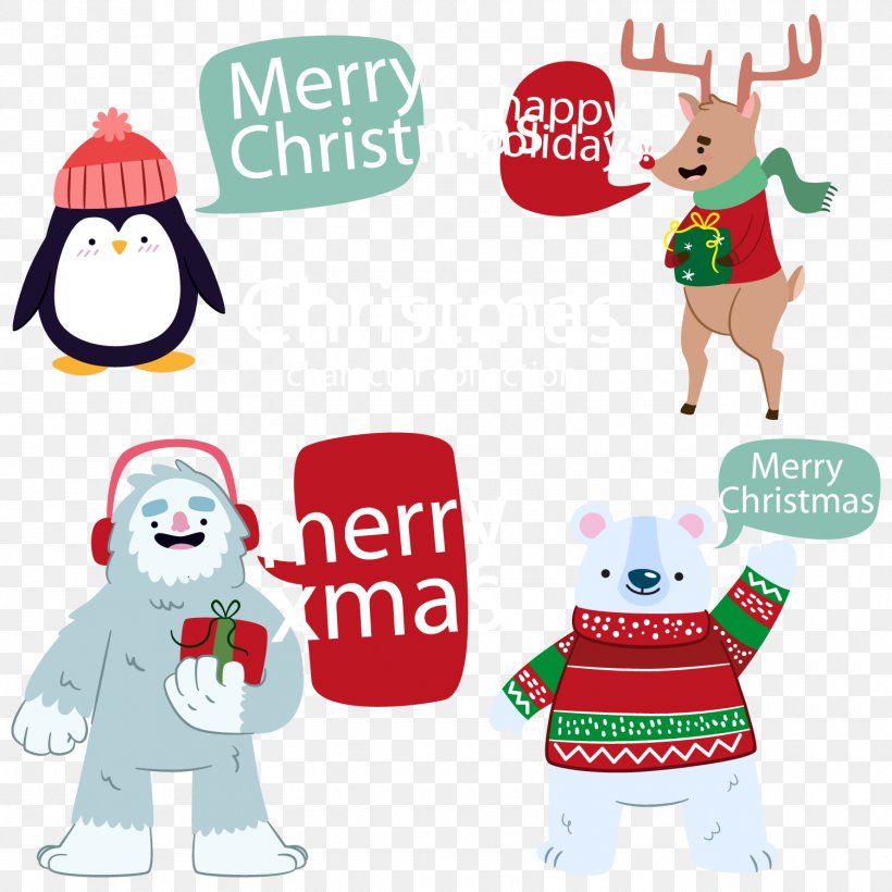 Polar Bear Christmas Clip Art, PNG, 1500x1500px, Polar Bear, Bear, Christmas, Christmas Decoration, Christmas Ornament Download Free
