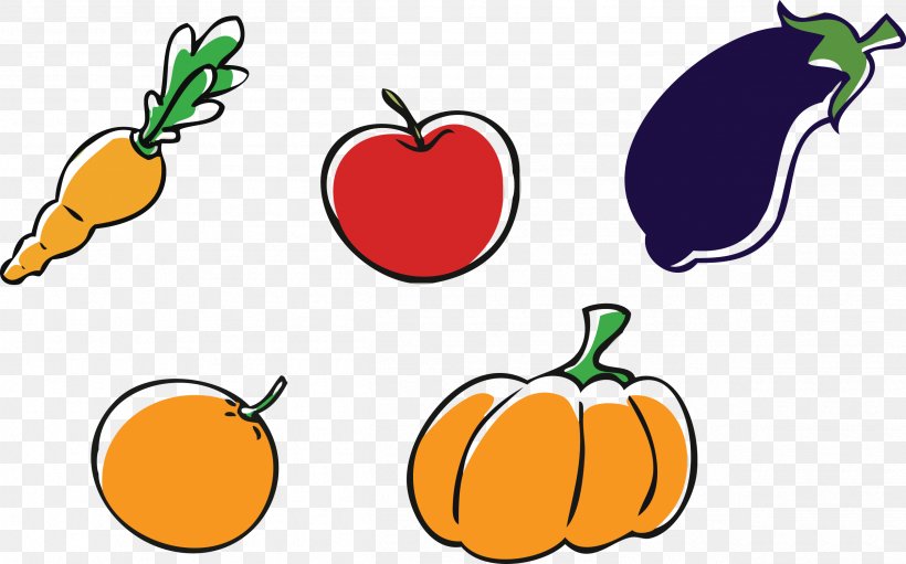 Apple Pumpkin Vegetable Clip Art, PNG, 2515x1568px, Apple, Artwork, Auglis, Calabaza, Carrot Download Free