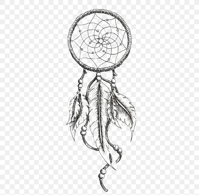 Dreamcatcher Tattoo Ink Black-and-gray, PNG, 564x804px, Watercolor,  Cartoon, Flower, Frame, Heart Download Free