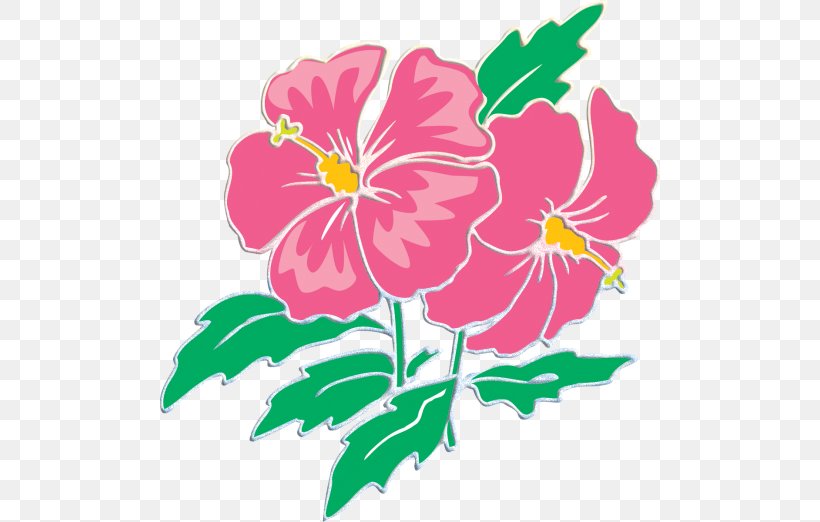 Hibiscus Floral Design Clip Art, PNG, 500x522px, Hibiscus, Annual Plant, Artwork, Cut Flowers, Flora Download Free
