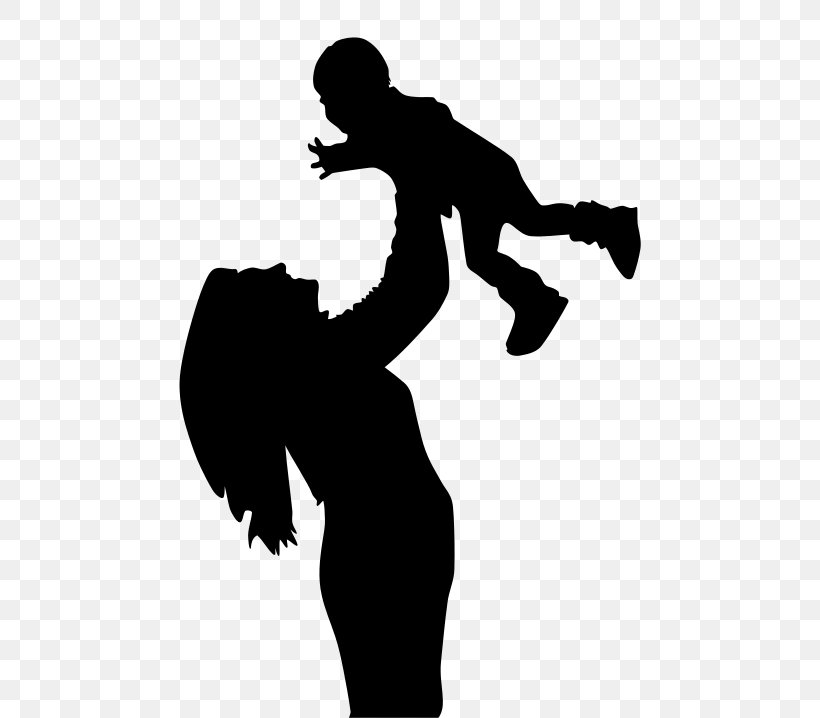 Mother Child Silhouette, PNG, 512x718px, Mother, Arm, Black, Black And White, Boy Download Free