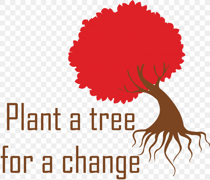 Plant A Tree For A Change Arbor Day, PNG, 3000x2574px, Arbor Day, Flower, Geometry, Happiness, Line Download Free