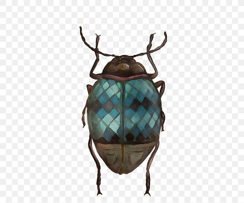 Deer Scarabs True Bugs Antler Turquoise, PNG, 600x681px, Watercolor, Antler, Biology, Deer, Insect Download Free