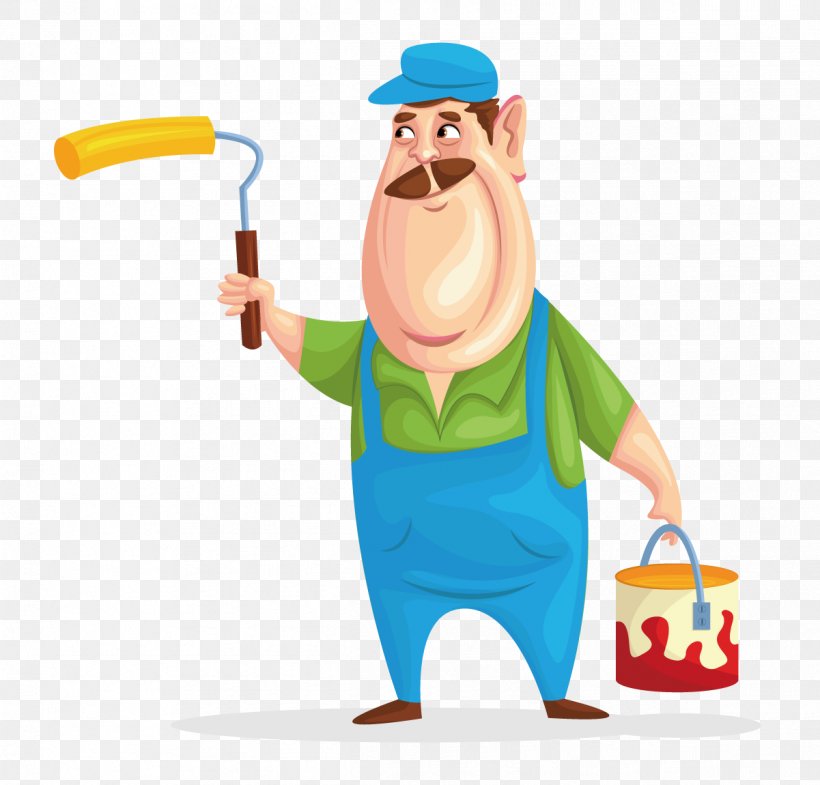 House Painter And Decorator Vector Graphics Painting Illustration, PNG, 1201x1150px, House Painter And Decorator, Drawing, Human Behavior, Paint, Paint Brushes Download Free