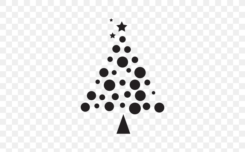 Santa Claus Christmas Tree, PNG, 512x512px, Santa Claus, Black, Black And White, Christmas, Christmas Decoration Download Free