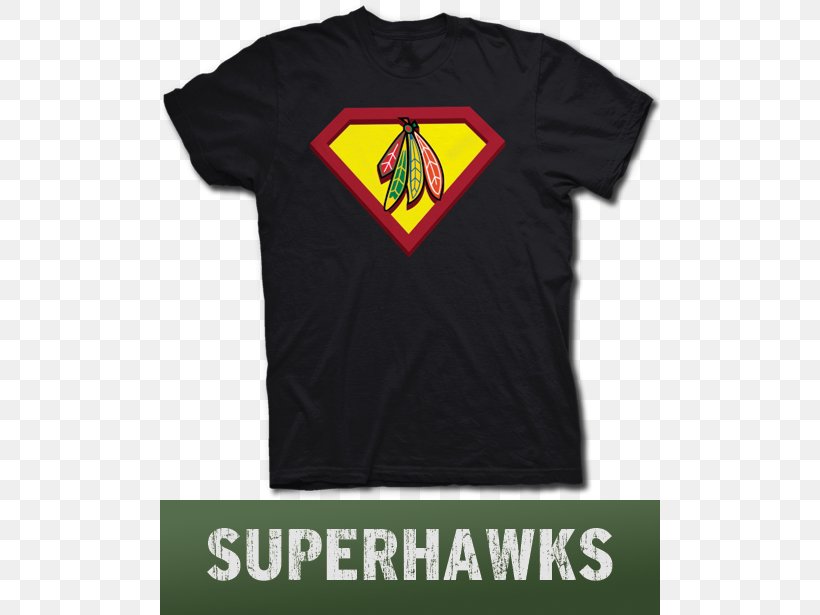 T-shirt Chicago Blackhawks Logo Sleeve, PNG, 500x615px, Tshirt, Active Shirt, Brand, Chicago, Chicago Blackhawks Download Free