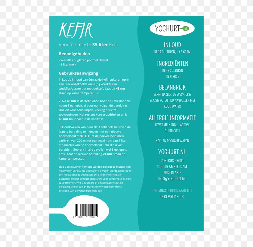 Kefir Buttermilk Yoghurt Breakfast, PNG, 800x800px, Kefir, Aqua, Brand, Breakfast, Brochure Download Free