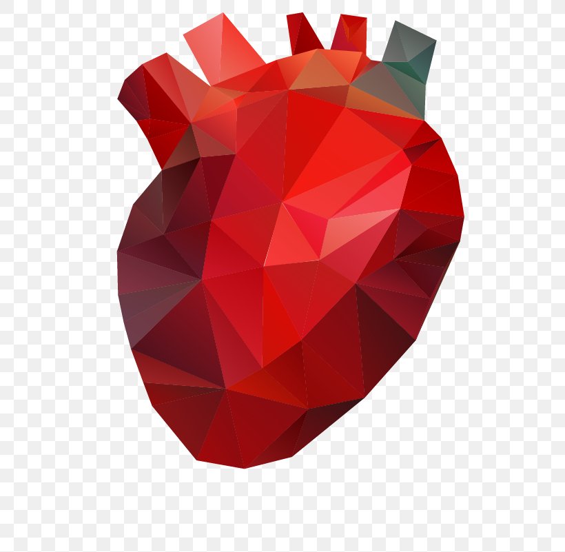 Low Poly Heart Computer Graphics, PNG, 601x801px, 3d Computer Graphics, Low Poly, Computer Graphics, Heart, Illustrator Download Free