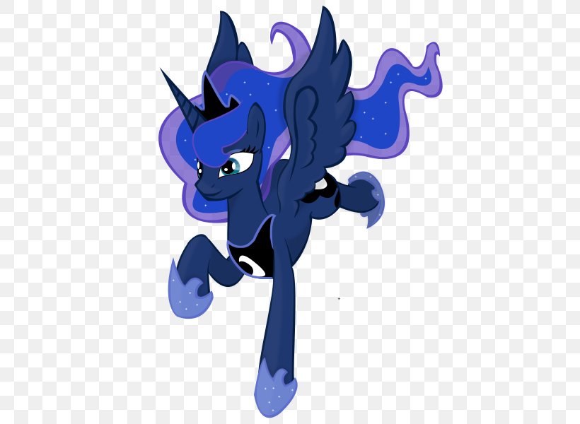 Princess Luna Princess Celestia Rarity Twilight Sparkle Clip Art, PNG, 500x600px, Princess Luna, Animal Figure, Art, Cartoon, Cobalt Blue Download Free