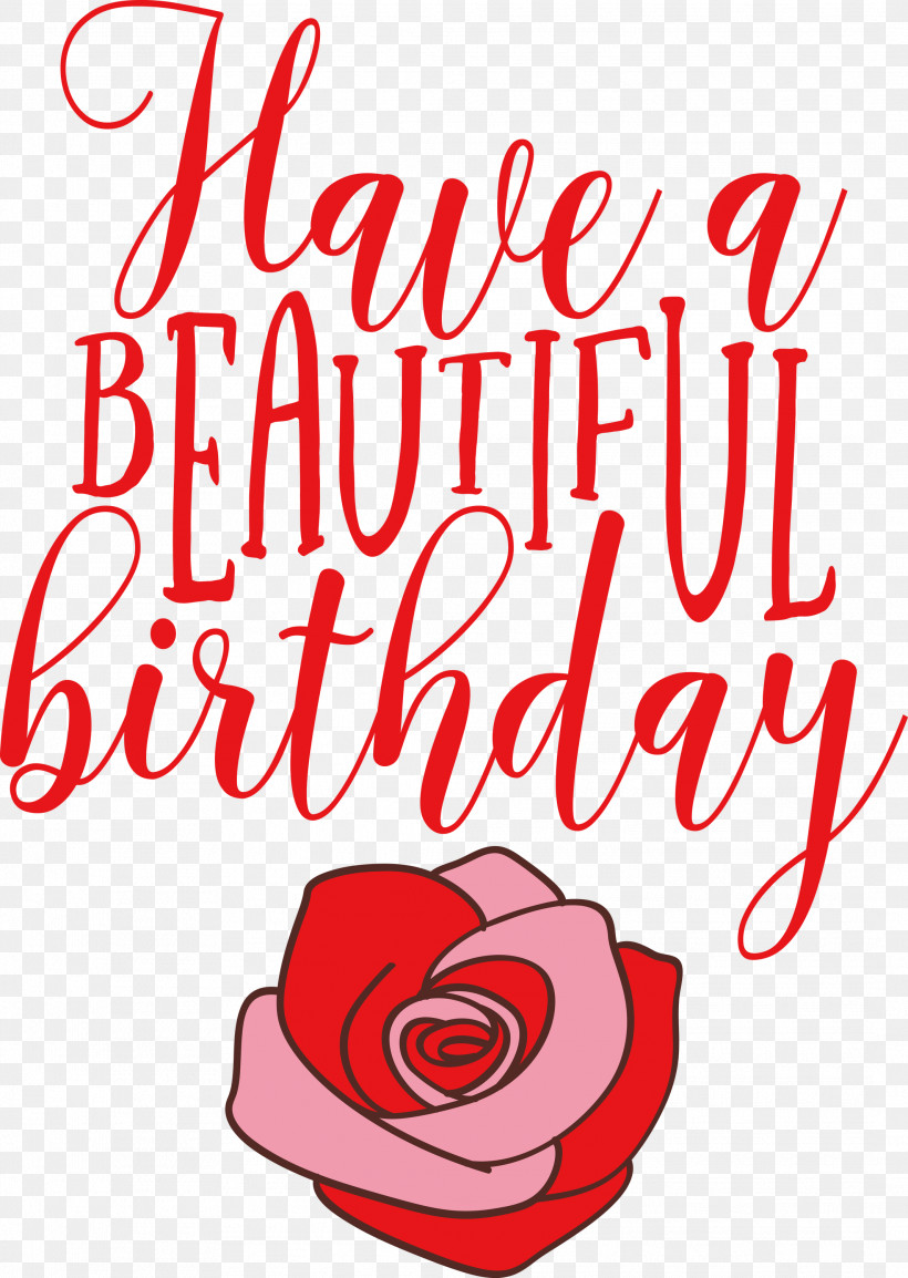 Beautiful Birthday, PNG, 2131x3000px, Beautiful Birthday, Calligraphy, Cut Flowers, Floral Design, Flower Download Free