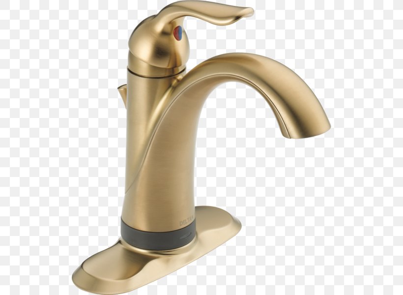 Faucet Handles & Controls Bathroom Delta 538 Lahara Single Handle Lavatory Faucet Sink Baths, PNG, 528x600px, Faucet Handles Controls, Bathroom, Baths, Brass, Delta Faucet Company Download Free