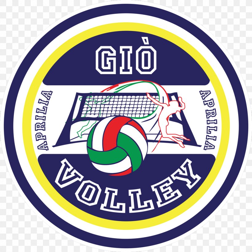 Giovolley Aprilia Logo Volleyball Organization Marsala Volley, PNG, 1024x1024px, Logo, Aprilia Lazio, Area, Brand, Emblem Download Free