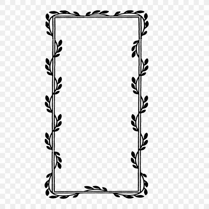Leaf Rectangle Square, PNG, 5000x5000px, Leaf, Area, Black And White, Designer, Monochrome Download Free