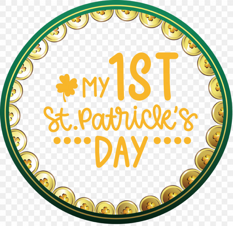 My 1st Patricks Day Saint Patrick, PNG, 3000x2914px, Patricks Day, Logo, M, Meter, Saint Patrick Download Free