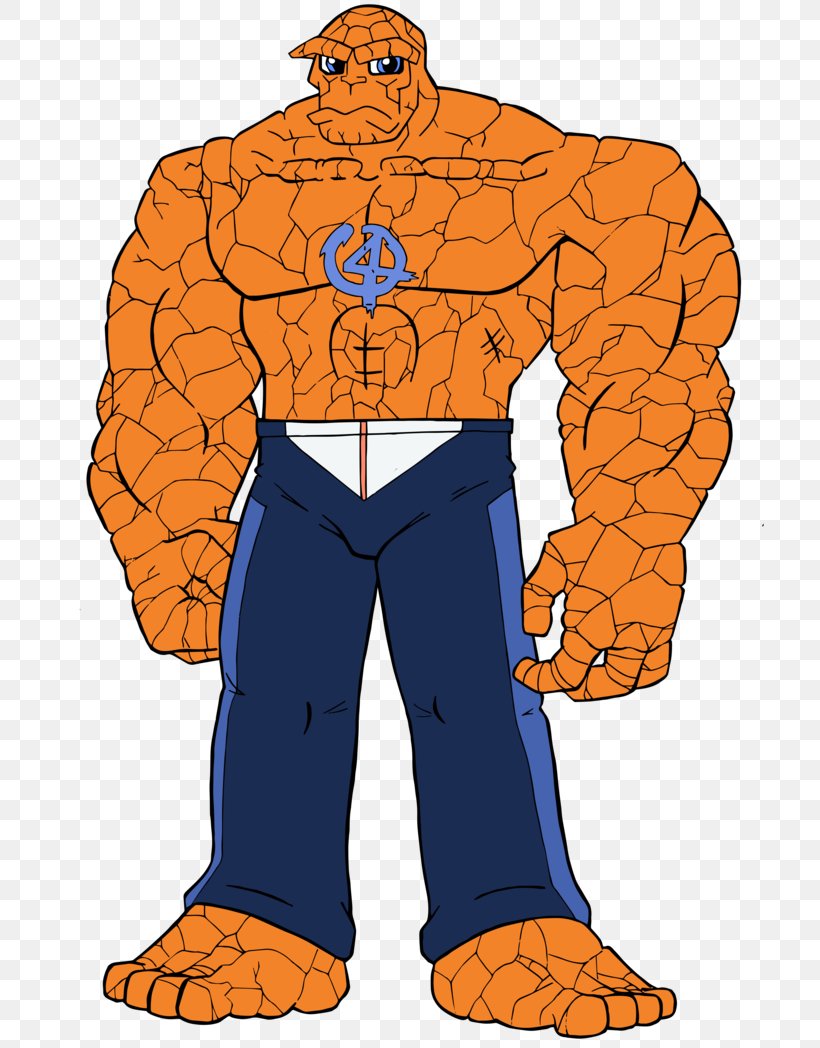 Thing Art Superhero Clip Art, PNG, 762x1048px, Thing, Art, Cartoon, Deviantart, Fantastic Four Download Free