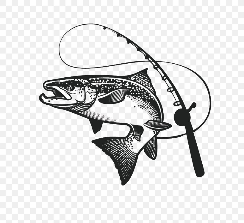 Fly Fishing Angling Fishing Lure, PNG, 750x750px, Fishing, Angling, Art, Black And White, Drawing Download Free