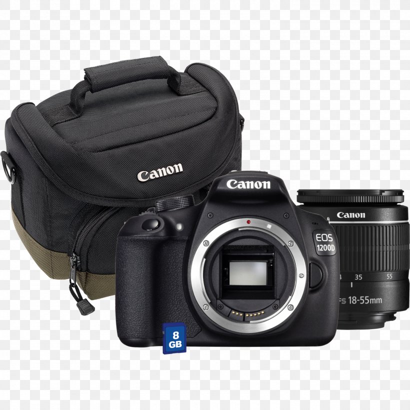 Canon EOS 1200D Canon EOS 1300D Canon EOS 750D Digital SLR, PNG, 1500x1500px, Canon Eos 1200d, Active Pixel Sensor, Camera, Camera Accessory, Camera Lens Download Free