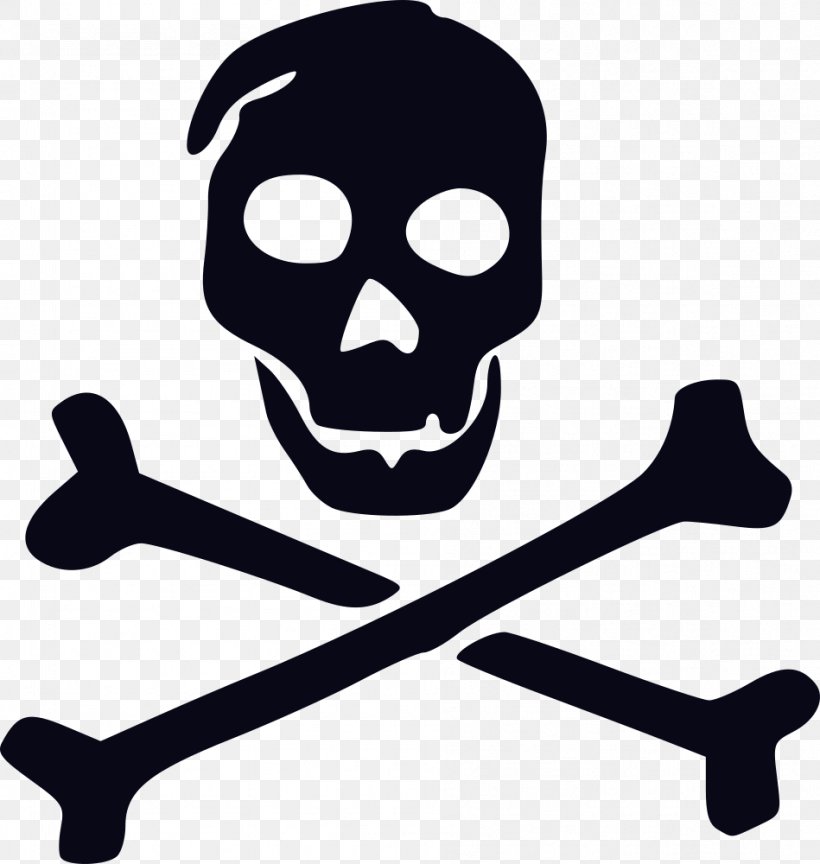 Jolly Roger Pirate Skull And Crossbones Clip Art Flag, PNG, 949x1000px, Jolly Roger, Black And White, Bone, Flag, Human Behavior Download Free