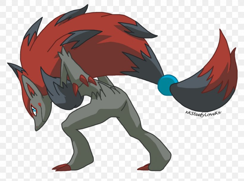 Pokemon Black & White Pokémon Types Zorua Zoroark, PNG, 1037x770px, Pokemon Black White, Art, Demon, Dragon, Fictional Character Download Free