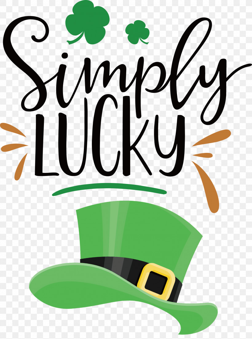 Simply Lucky Lucky St Patricks Day, PNG, 2232x3000px, Lucky, Green, Leaf, Line, Logo Download Free