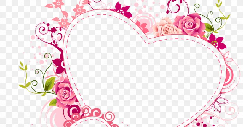 Borders And Frames Picture Frames Clip Art Heart Frame Flower, PNG, 1200x630px, Watercolor, Cartoon, Flower, Frame, Heart Download Free