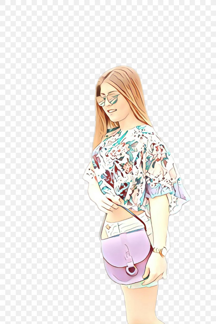 Clothing Shoulder Pink Joint Dress, PNG, 1632x2448px, Cartoon, Blouse, Clothing, Costume, Dress Download Free