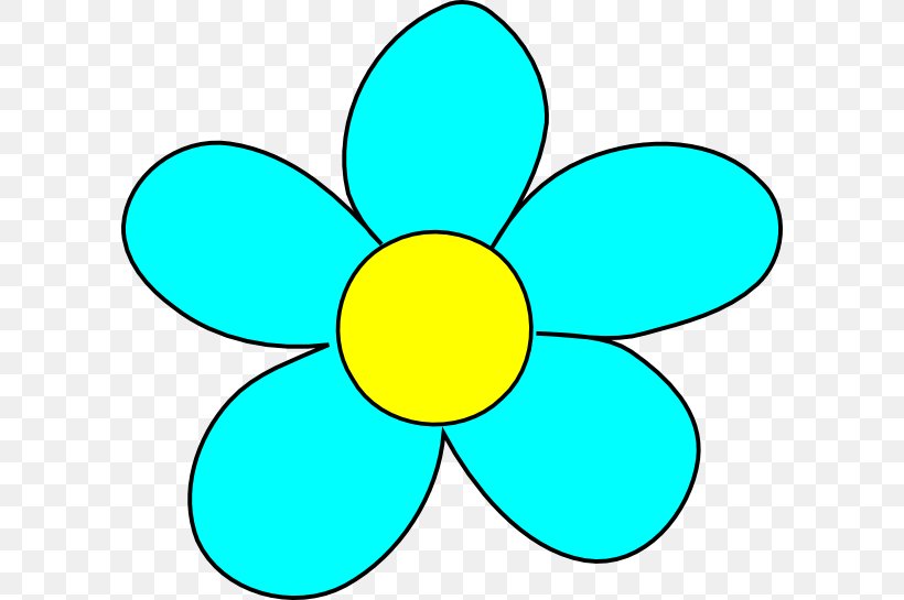 Flower Yellow Clip Art, PNG, 600x545px, Flower, Area, Artwork, Blue, Free Content Download Free