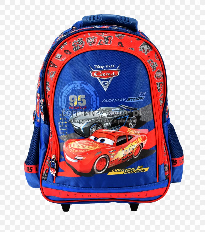 Lightning McQueen Cars Jackson Storm Backpack, PNG, 956x1080px, Lightning Mcqueen, Backpack, Bag, Baggage, Blue Download Free