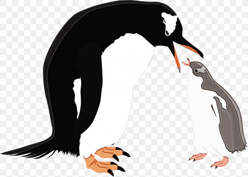 Penguins Birds Flightless Bird Beak Meter, PNG, 1280x914px, Watercolor, Beak, Biology, Birds, Flightless Bird Download Free