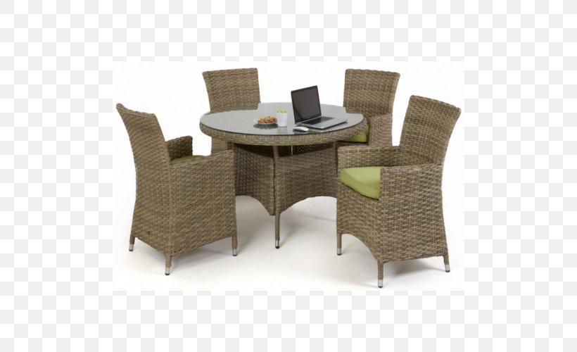 Table Rattan Chair Dining Room Garden Furniture, PNG, 500x500px, Table, Auringonvarjo, Chair, Couch, Cushion Download Free