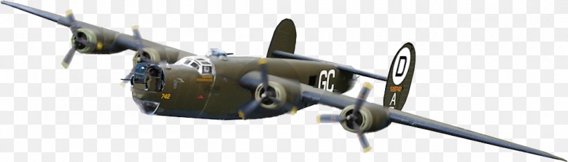Bomber Consolidated B-24 Liberator Airplane Boeing B-17 Flying Fortress Second World War, PNG, 1100x314px, Bomber, Air Force, Aircraft, Airplane, Aviation Download Free