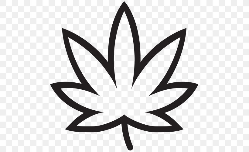 Medical Cannabis, PNG, 500x500px, Cannabis, Blackandwhite, Cannabis Sativa, Flower, Hashish Download Free