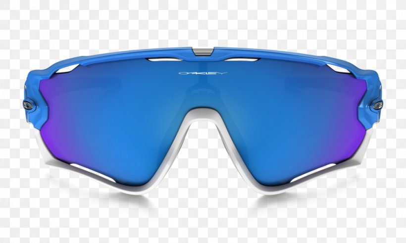 Oakley, Inc. Sunglasses Oakley Jawbreaker Blue Ray-Ban, PNG, 1000x600px, Oakley Inc, Aqua, Azure, Blue, Clothing Download Free